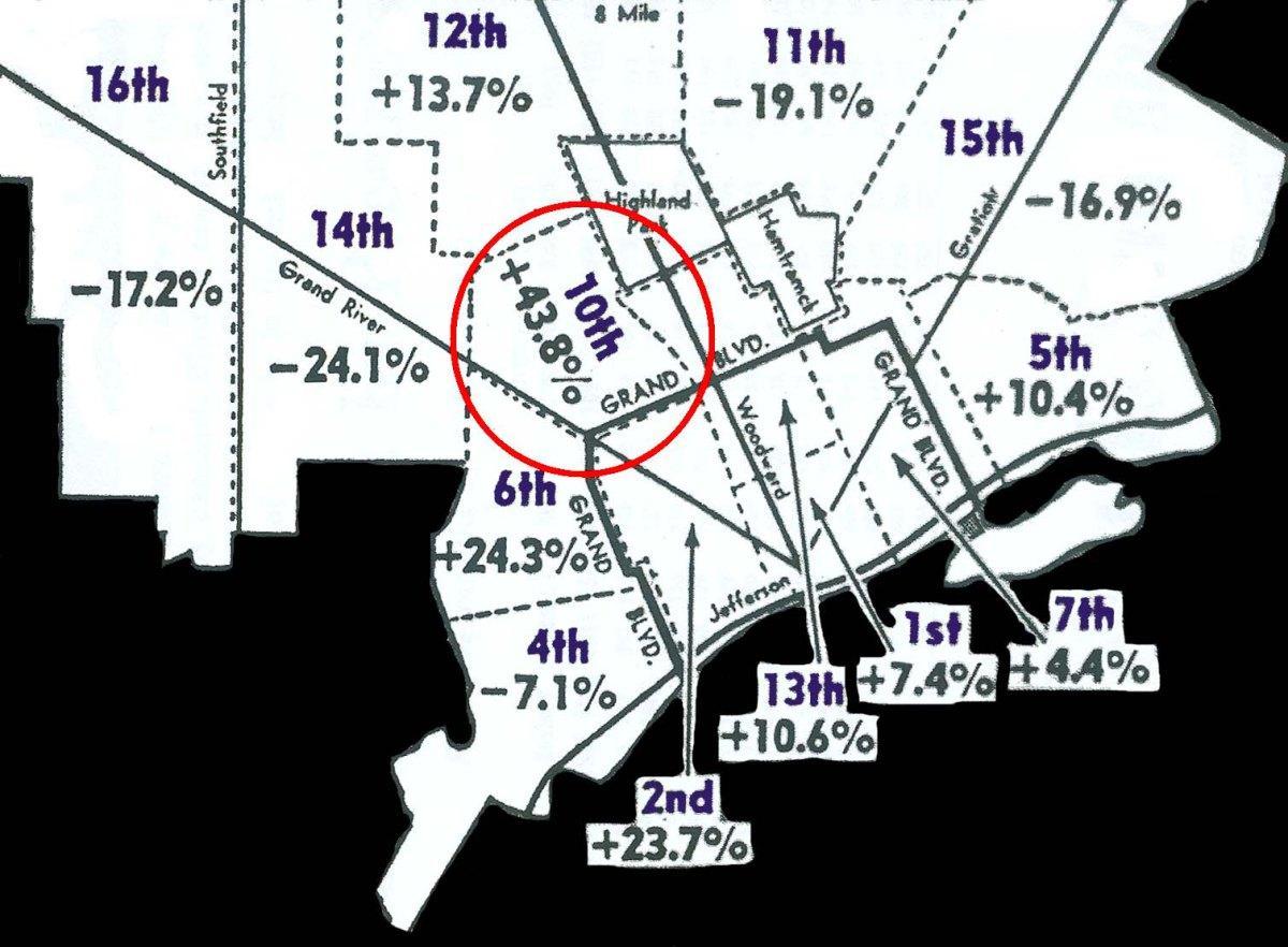 Detroit politistasjon kart